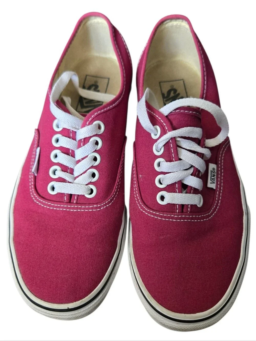 đź’– Vans Authentic Sneakers | Dry Rose / True White | Women's 8.5 - Picture 5 of 10